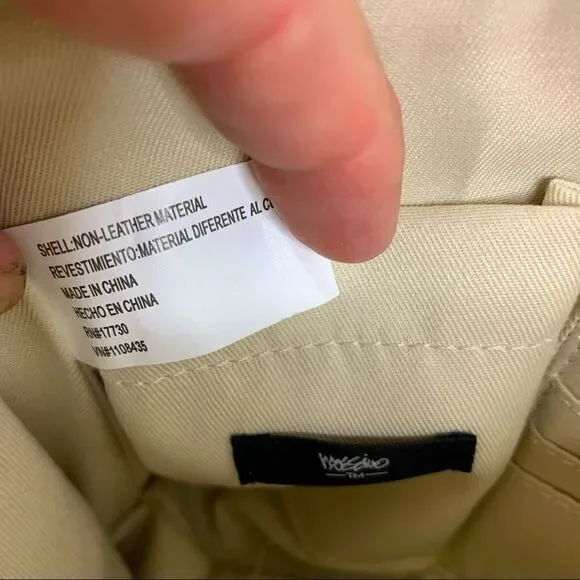 Mossimo Clutch Purse Beige Pebbled Faux Leather - Picture 4 of 6